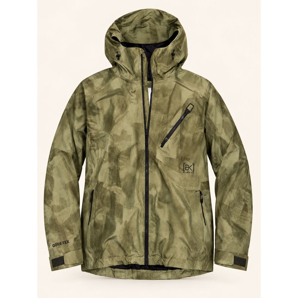 Burton AK Cyclic GORE-TEX 2L Jacket Mens L Unreal Camo Snowboard Shell